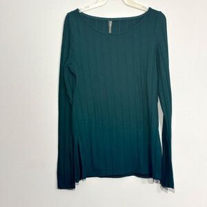 Anthropologie | Urban Outfitters Women’s Teal Green Thermal Scoop Neck Sweater
